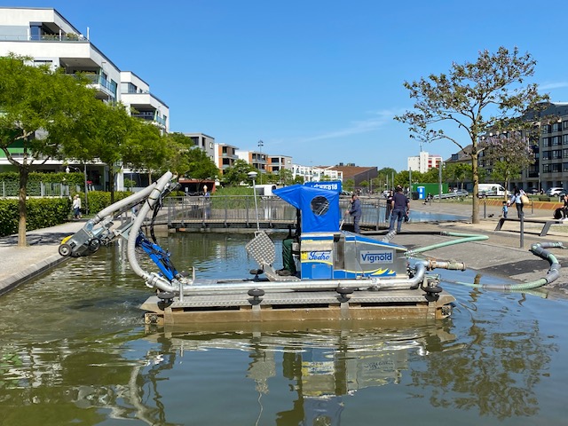 Unser Amphibienfahrzeug im Einsatz